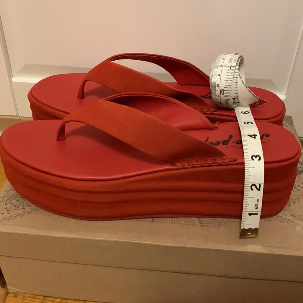 NEW🌟 Free People Haven Thong Flatform Size 40 - Picture 3 of 4